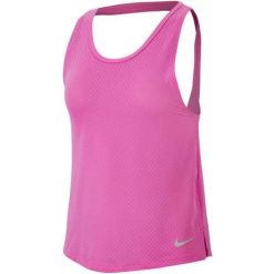 Damski top Nike Miler Tank - lekki i oddychający. Topy damskie Nike, bez wzorów, eleganckie, bez kołnierzyka, bez ramiączek. Za 60.46 zł.
