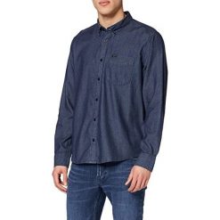 LEE BUTTON DOWN MĘSKA KOSZULA REGULAR FIT WASHED BLUE L880CQLR 112123029. Niebieskie koszule męskie Lee, l, bez wzorów, bez kołnierzyka, bez ramiączek. Za 129.99 zł.