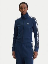 Adidas Bluza Firebird adicolor JY2614 Granatowy Regular Fit. Niebieskie bluzy damskie Adidas, xs, bez wzorów, z syntetyku, bez ramiączek, bez kaptura. Za 398.99 zł.