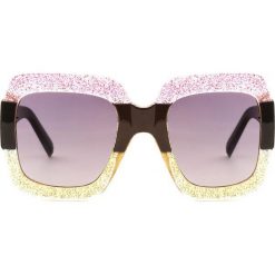 Różowe Okulary Beauty. Czerwone okulary przeciwsłoneczne damskie Born2be. Za 39.99 zł.