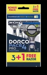 Golarka DORCO Pace 4 Pro Jednorazowa maszynka do golenia 4 ostrza 1 op. - 4 szt. Golarki i trymery NoName. Za 23.86 zł.