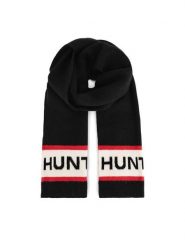 Hunter Szalik HTR-U4-001-AW24 Czarny. Czarne rękawiczki damskie Hunter, bez wzorów, z syntetyku. Za 89.99 zł.