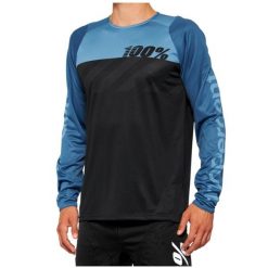Dżersej z długim rękawem 100% r-core. Czarne bluzy męskie 100%, s, bez wzorów, z dżerseju, sportowe, bez ramiączek, bez kaptura. W wyprzedaży za 209.10 zł.