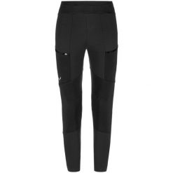 Spodnie turystyczne damskie Salewa Puez DRY Resp W Cargo Tights. Czarne spodnie sportowe damskie Salewa, na lato, bez wzorów, sportowe, trekkingowe. Za 580.65 zł.