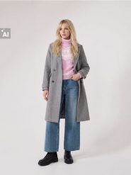Żakardowy sweter chunky z geometrycznym wzorem - różowy. Czerwone swetry nierozpinane damskie Sinsay, l, bez wzorów, z żakardem, bez kołnierzyka, bez ramiączek. Za 59.99 zł.