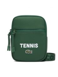 Lacoste Saszetka NH5289TX Zielony. Zielone saszetki i nerki męskie Lacoste, bez wzorów, ze skóry. Za 455.99 zł.