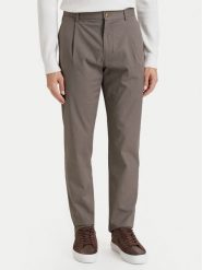 Tommy Hilfiger Chinosy Denton MW0MW44824 Beżowy Straight Fit. Brązowe eleganckie spodnie męskie Tommy Hilfiger, bez wzorów, z bawełny. Za 649.99 zł.