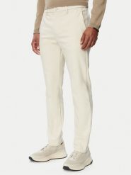 BOSS Chinosy TR_CommuterSL NextCo 50569813 Beżowy jasny Slim Fit. Brązowe eleganckie spodnie męskie Boss, bez wzorów, z bawełny. Za 679.99 zł.