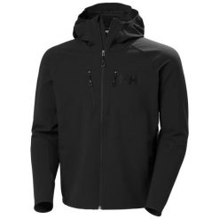 Kurtka narciarska Helly Hansen Odin Pro. Czarne kurtki sportowe męskie Helly Hansen, na lato, l, bez wzorów, z elastanu, bez kaptura, narciarskie. Za 916.50 zł.