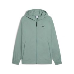 Kurtka z dresu Puma Pumatech. Zielone kurtki sportowe damskie Puma, m, bez wzorów, z dresówki, bez ramiączek, bez kaptura. Za 292.75 zł.