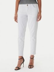 Fracomina Jeansy FP26SV8000W61501 Biały Slim Fit. Białe jeansy damskie Fracomina, bez wzorów, z bawełny. Za 359.99 zł.