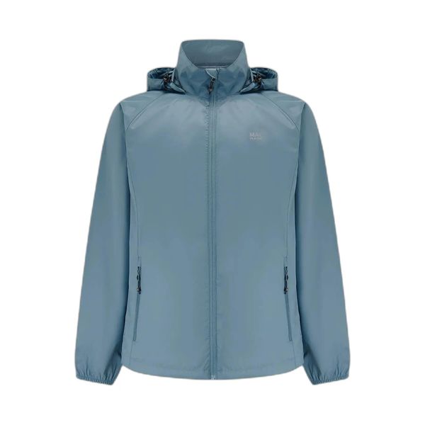 Kurtka wodoodporna Mac In A Sac Origin. Niebieskie kurtki męskie Mac In A Sac, l, bez wzorów, z materiału, klasyczne, z kapturem. Za 289.85 zł.