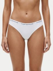 Tommy Hilfiger Figi klasyczne UW0UW05876 Biały. Białe majtki damskie Tommy Hilfiger, z bawełny. Za 69.99 zł.