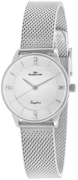 Zegarek Rubicon Zegarek damski RNBE35 srebrny srt a. Szare zegarki damskie Rubicon, srebrne. Za 299.00 zł.