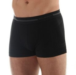 Brubeck Bokserki męskie Comfort Wool czarne r. M (BX10430). Czarne bokserki męskie Brubeck, bez wzorów. Za 98.14 zł.