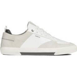 Geox Kaven Tenisówki Biały. Białe trampki męskie Geox, bez wzorów, z materiału, bez zapięcia. Za 464.95 zł.