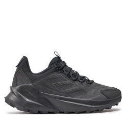 Trekkingi adidas. Białe buty zimowe męskie Adidas, bez wzorów, z gore-texu, bez obcasa, bez zapięcia. Za 649.99 zł.
