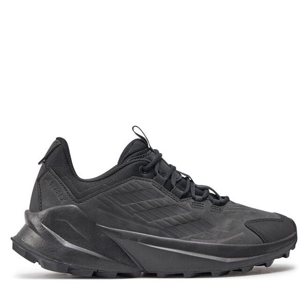 Trekkingi adidas. Białe buty zimowe męskie Adidas, bez wzorów, z gore-texu, bez obcasa, bez zapięcia. Za 649.99 zł.