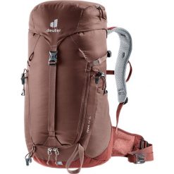 Plecak turystyczny Deuter Trail Brązowy. Czerwone plecaki męskie Deuter, bez wzorów, z materiału, sportowe. Za 593.99 zł.
