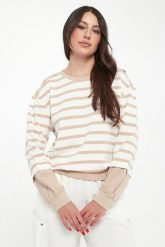 Bluza damska w paski LIU JO. Bluzy damskie Liu Jo, xs, bez wzorów, bez ramiączek, bez kaptura. Za 519.00 zł.