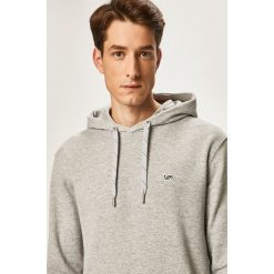 Lee - Bluza. Szare bluzy męskie Lee, l, bez wzorów, z bawełny, z kapturem. Za 259.90 zł.