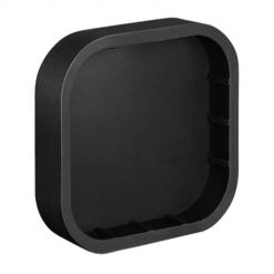 Osłona Puluz na obiektyw do GoPro HERO12 HERO11 HERO10 HERO9 Black odporna na zarysowania (czarna). Czarne zegarki sportowe Puluz, bez wzorów. Za 9.00 zł.