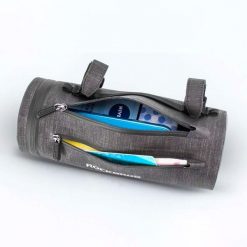 Torba rowerowa Rockbros wodoodporna 2 L odblask na kierownicę nylon czarna. Czarne torby na ramię męskie ROCKBROS, z materiału, na ramię, duże. Za 78.89 zł.