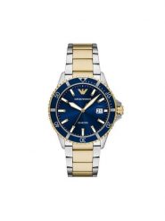 Emporio Armani Zegarek World Explorer AR11682 Srebrny. Szare, analogowe zegarki męskie Emporio Armani, bez wzorów, srebrne. Za 1,469.00 zł.