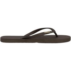 Klapki damskie Athlecia Summer. Czarne klapki damskie Athlecia, na lato, bez wzorów, z materiału, eleganckie, z otwartym noskiem, bez obcasa, bez zapięcia. Za 146.00 zł.