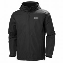 Kurtka trekkingowa męska Helly Hansen Dubliner Jacket. Czarne kurtki męskie Helly Hansen, m, bez wzorów, z syntetyku, sportowe, z kapturem. W wyprzedaży za 437.00 zł.