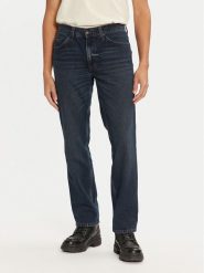 Mustang Jeansy Tramper 1015513 Granatowy Straight Fit. Niebieskie jeansy męskie Mustang, z bawełny. Za 209.99 zł.