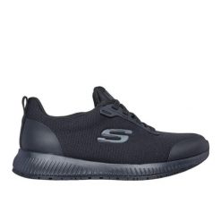 Obuwie Sportowe Damskie Skechers Work: Squad SR Biały. Czarne obuwie sportowe damskie Skechers, bez wzorów, z syntetyku, bez zapięcia, trekkingowe, Skechers Sport. Za 298.05 zł.