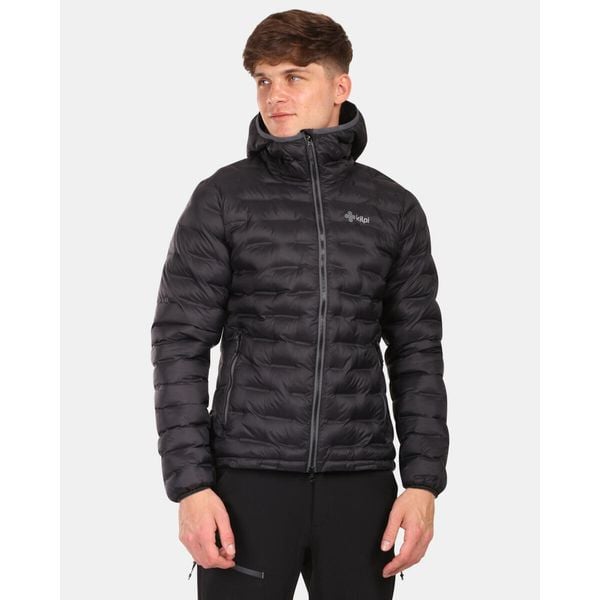 Męska kurtka ocieplana Kilpi ALBA-M. Czarne kurtki męskie Kilpi, m, bez wzorów, bez kaptura. Za 628.61 zł.