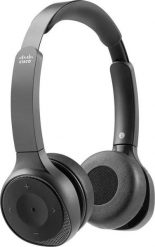 Słuchawki Cisco Cisco Bluetooth Headset 730, schwarz: - Dual On-Ear, aktive Rauschunterdruckung, inkl. Ladestation, - Anschlusse: Bluetooth, USB-A, 3. Słuchawki bezprzewodowe Cisco. Za 1,712.98 zł.