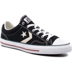 Trampki CONVERSE - Star Player Ox 144145C Black/Milk. Czarne trampki i tenisówki damskie Converse, bez wzorów, z gumy, bez zapięcia. W wyprzedaży za 249.00 zł.