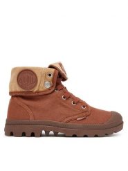 Palladium Trampki Baggy 92353-212-M Brązowy. Brązowe trampki i tenisówki damskie Palladium, bez wzorów, z materiału, bez zapięcia. Za 399.99 zł.