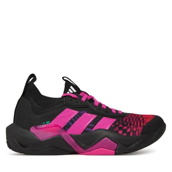 Buty na siłownię adidas. Czarne obuwie sportowe damskie Adidas, bez wzorów, bez zapięcia, na fitness i siłownię. Za 599.99 zł.
