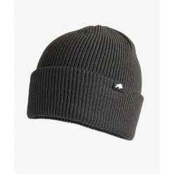 Czapka zimowa DZIK® szara. Szare czapki męskie DZIK, na zimę, bez wzorów, ze skóry. Za 139.99 zł.