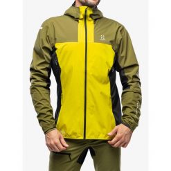 Kurtka ocieplana męska Haglofs L.I.M Alpha Hood. Zielone kurtki męskie Haglöfs, l, bez wzorów, sportowe, bez kaptura. Za 938.99 zł.