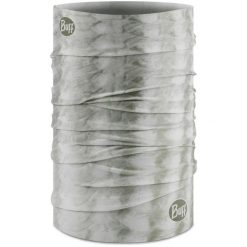 Komin na szyję - Bandana BUFF Coolnet UV® z ochroną UV. Szare szaliki męskie Buff, bez wzorów. W wyprzedaży za 74.90 zł.