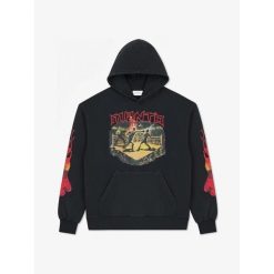 MANTO bluza z kapturem GHOST FIGHTER OVERSIZE. Czarne bluzy damskie Manto, bez wzorów, bez ramiączek, z kapturem. Za 329.00 zł.