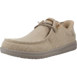Buty SKECHERS SLIP-INS MELSON Jasnobrązowy. Brązowe buty sportowe męskie Skechers, bez wzorów, bez zapięcia. Za 289.99 zł.