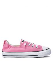 Converse Trampki Chuck Taylor All Star Shoreline Slip A11543C Różowy. Czerwone trampki i tenisówki damskie Converse, bez wzorów, z materiału, bez zapięcia. Za 169.99 zł.