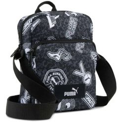Torba Puma Academy Aop Portable -run 1.5L. Czarne torby sportowe męskie Puma, bez wzorów, z materiału. Za 190.00 zł.