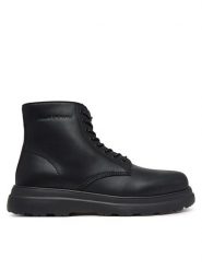 Armani Exchange Trzewiki XM003646 AF17328 UC001 Czarny. Czarne botki męskie Armani Exchange, bez wzorów, ze skóry, bez obcasa, bez zapięcia. Za 1,129.00 zł.
