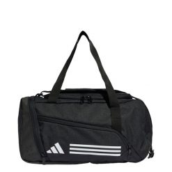 Torba Essentials 3-Stripes Duffel XSmall. Białe torby sportowe męskie Adidas, bez wzorów, z materiału. Za 139.00 zł.