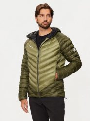 Mammut Kurtka puchowa Broad Peak 1013-02961 Zielony Regular Fit. Zielone kurtki sportowe męskie Mammut, m, bez wzorów, z puchu, bez kaptura, outdoorowe. Za 1,399.00 zł.