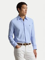 Polo Ralph Lauren Koszula 710654408505 Niebieski jasny Regular Fit. Niebieskie koszule męskie Polo Ralph Lauren, m, bez wzorów, z bawełny, bez kołnierzyka, bez ramiączek. Za 639.99 zł.