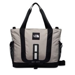 Torebka The North Face. Brązowe shopperki damskie The North Face, bez wzorów, bez dodatków. Za 449.99 zł.