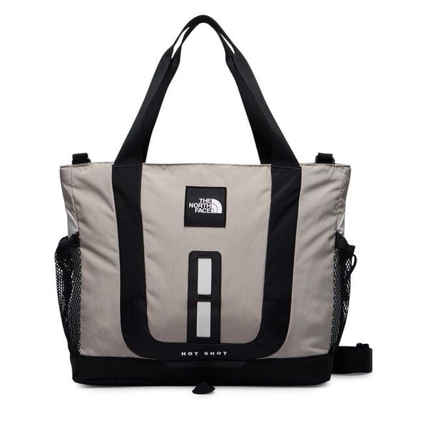 Torebka The North Face. Brązowe shopperki damskie The North Face, bez wzorów, bez dodatków. Za 449.99 zł.